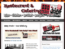 Tablet Screenshot of bbqtrain.com